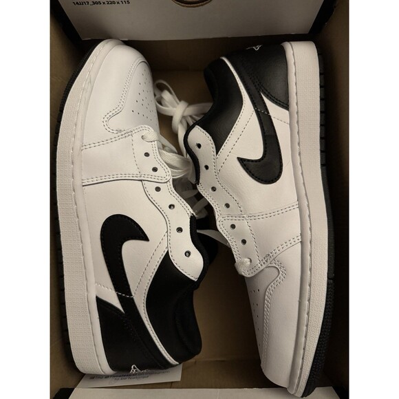 Air Jordan 1 Low White Black main image 5
